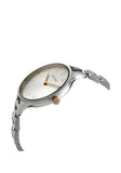 Calvin Klein Graphic Silver Dial Silver Steel Strap Watch for Women - K7E23B46 Authentic Buy Shop Now