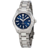 Tag Heuer Aquaracer Quartz Blue Dial Silver Steel Strap Watch for Women - WBD1312.BA0740 Authentic Buy Shop Now