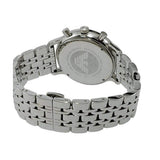 Emporio Armani Gianni Chronograph Blue Dial Silver Steel Strap Watch For Men - AR1648 Authentic Buy Shop Now
