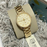 Fossil Tailor Gold Dial Gold Steel Strap Watch for Women - ES4263 Authentic Buy Shop Now