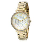 Fossil Rye Mother of Pearl White Dial Gold Steel Strap Watch for Women - ES3756 Authentic Buy Shop Now
