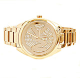 Michael Kors Janelle Quartz Gold Dial Gold Steel Strap Watch For Women - MK7088 Authentic Buy Shop Now