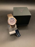 Guess Madison Diamonds White Dial Rose Gold Steel Strap Watch for Women - W0637L3 Authentic Buy Shop Now