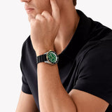 Michael Kors Maritime Analog Green Dial Black Silicone Strap Watch for Men - MK9158 Authentic Buy Shop Now
