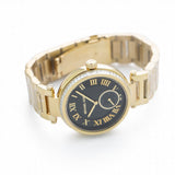 Michael Kors Skylar Black Dial Gold Steel Strap Watch for Women - MK5989 Authentic Buy Shop Now