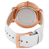 Michael Kors Pyper Quartz White Dial White Leather Strap Watch For Women - MK2800 Authentic Buy Shop Now