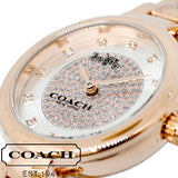 Coach Park Silver Dial Rose Gold Steel Strap Watch for Women - 14503736 Authentic Buy Shop Now