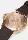 Emporio Armani Pro Planet Three Hand Date Blue Dial Brown Leather Strap Watch For Men - AR11556 Authentic Buy Shop Now