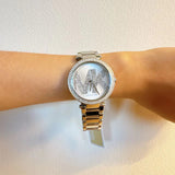 Michael Kors Parker Quartz Silver Dial Silver Steel Strap Watch For Women - MK6658 Authentic Buy Shop Now