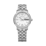 Marc Jacobs Fergus White Dial Silver Steel Strap Watch for Women - MBM8646 Authentic Buy Shop Now