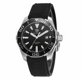 Tag Heuer Aquaracer Black Dial Black Rubber Strap Watch for Men - WAY111A.FT6151 Authentic Buy Shop Now