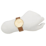 Coach Charles Gold Dial Brown Leather Strap Watch for Women - 14602433 Authentic Buy Shop Now