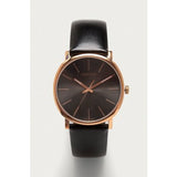 Calvin Klein Posh Black Dial Black Leather Strap Watch for Men - K8Q316C3 Authentic Buy Shop Now