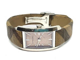 Burberry The Pioneer Grey Dial Leather Strap Watch for Women - BU9504 Authentic Buy Shop Now