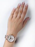 Michael Kors Sofie Chronograph Mother of Pearl White Dial Rose Gold Steel Strap Watch For Women - MK6576 Authentic Buy Shop Now
