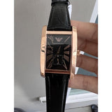 Emporio Armani Classic Black Dial Black Leather Strap Watch For Men - AR0168 Authentic Buy Shop Now