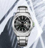 Citizen Eco Drive Urban Black Dial Silver Stainless Steel Watch For Men - AW0020-59EB Authentic Buy Shop Now