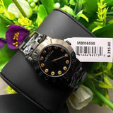 Marc Jacobs Amy Black Dial Black Steel Strap Watch for Women - MBM8595 Authentic Buy Shop Now