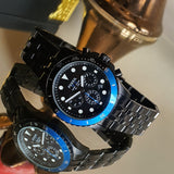 Fossil FB-01 Chronograph Black Dial Grey Steel Strap Watch for Men - FS5835 Authentic Buy Shop Now