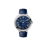 Cartier Ballon Bleu De Cartier Blue Dial Blue Leather Strap Watch for Men - WSBB0027 Authentic Buy Shop Now