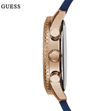 Guess Marina Multifunction White Dial Blue Rubber Strap Watch for Women - W1025L4 Authentic Buy Shop Now