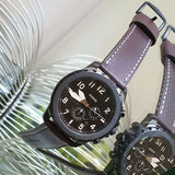 Fossil Bowman Chronograph Brown Dial Brown Leather Strap Watch for Men - FS5601 Authentic Buy Shop Now
