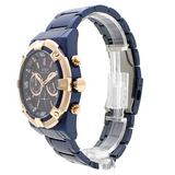 Guess Jolt Analog Blue Dial Blue Steel Strap Watch for Men - W0377G4 Authentic Buy Shop Now