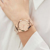 Michael Kors Channing Quartz Rose Gold Dial Rose Gold Steel Strap Watch For Women - MK6624 Authentic Buy Shop Now