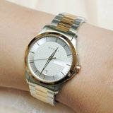 Gucci G Timeless Silver Dial Two Tone Steel Strap Watch For Men - YA126447 Authentic Buy Shop Now
