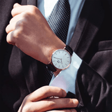 Daniel Wellington Classic Sheffield White Dial Black Leather Strap Watch for Women - DW00100036 Authentic Buy Shop Now
