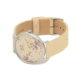 Coach Perry Beige Floral Dial Beige Leather Strap Watch for Women - 14503293 Authentic Buy Shop Now