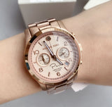 Michael Kors Paris Limited Edition Rose Gold Dial Steel Strap Watch for Women - MK5716 Authentic Buy Shop Now