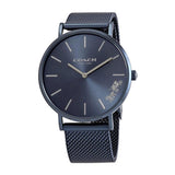 Coach Perry Blue Dial Blue Mesh Bracelet Watch for Women - 14503485 Authentic Buy Shop Now