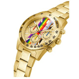 Guess Altitude Multifunction Gold Dial Gold Steel Strap Watch for Men - GW0434G1 Authentic Buy Shop Now