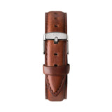 Daniel Wellington Classic Durham Black Dial Brown Leather Strap Watch For Women - DW00100142 Authentic Buy Shop Now