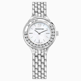 Swarovski Lovely Crystals Mini White Dial Silver Steel Strap Watch for Women - 5242901 Authentic Buy Shop Now