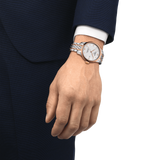 Tissot Le Locle Powermatic 80 Diamonds Silver Dial Two Tone Steel Strap Watch For Men - T006.407.22.036.01 Authentic Buy Shop Now