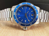 Movado Series 800 Blue Dial Silver Steel Strap Watch for Men - 2600151 Authentic Buy Shop Now
