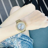 Guess Willow Two Tine Dial Gold Mesh Bracelet Watch For Women - W0836L3 Authentic Buy Shop Now
