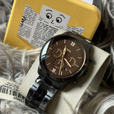 Fossil Neutra Chronograph Black Dial Black Steel Strap Watch for Men - FS5525 Authentic Buy Shop Now
