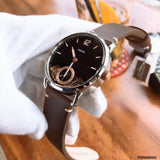 Fossil The Commuter Twist Black Dial Brown Leather Strap Watch for Men - ME1165 Authentic Buy Shop Now