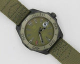 Tag Heuer Aquaracer Automatic Green Dial Khakhi Green Nylon Strap Watch for Men - WAY208E.FC8222 Authentic Buy Shop Now