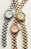 Marc Jacobs Henry Dinky Gold Dial Gold Steel Strap Watch for Women - MBM3199 Authentic Buy Shop Now
