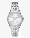 Michael Kors Pilot Quartz Silver Dial Silver Steel Strap Watch For Women - MK7379 Authentic Buy Shop Now