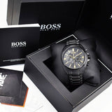 Hugo Boss Driver Black Dial Black Steel Strap Watch for Men - 1513277 Authentic Buy Shop Now