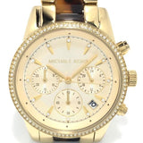 Michael Kors Ritz Gold Dial Two Tone Steel Strap Watch for Women - MK6322 Authentic Buy Shop Now