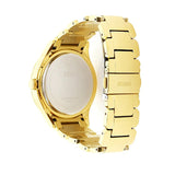 Guess Siren Diamonds Silver Dial Gold Steel Strap Watch for Women - W0442L2 Authentic Buy Shop Now