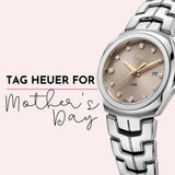 Tag Heuer Link Quartz Brown Dial Silver Steel Strap Watch for Women - WBC131E.BA0649 Authentic Buy Shop Now