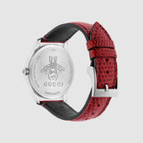 Gucci G-Timeless Cherry Red Mother of Pearl Dial 27mm Watch For Women - YA126584 Authentic Buy Shop Now
