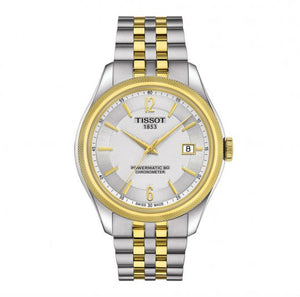 Tissot Ballade Powermatic 80 Chronometer Silver Dial Two Tone Steel Strap Watch For Men - T108.408.22.037.00 Authentic Buy Shop Now